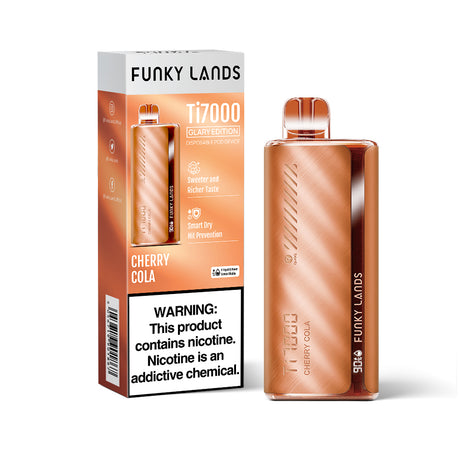 FUNKY LANDS Ti7000 Glary Edition Rechargeable Disposable – 7000 Puffs