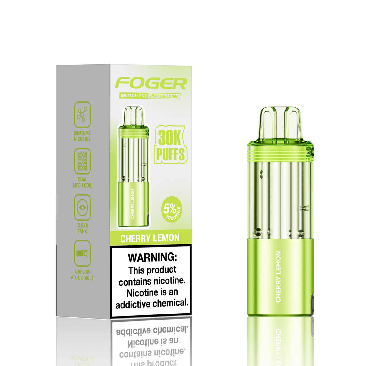 FOGER Switch Pro 30K Disposable Device POD - 30,000 Puff