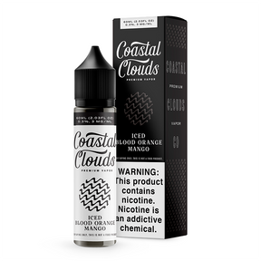 Coastal Clouds Iced Blood Orange Mango E-Liquid – 60ML Bottle with Mango, Citrus, and Menthol Flavor