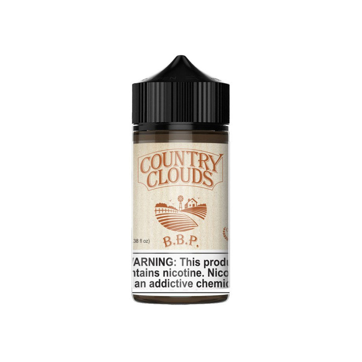 Country Clouds Banana Bread Pudding 100ml E-Liquid with creamy banana and vanilla