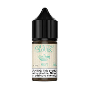 Country Clouds SALT Mint E-Liquid featuring refreshing mint flavor in a 30mL unicorn bottle.
