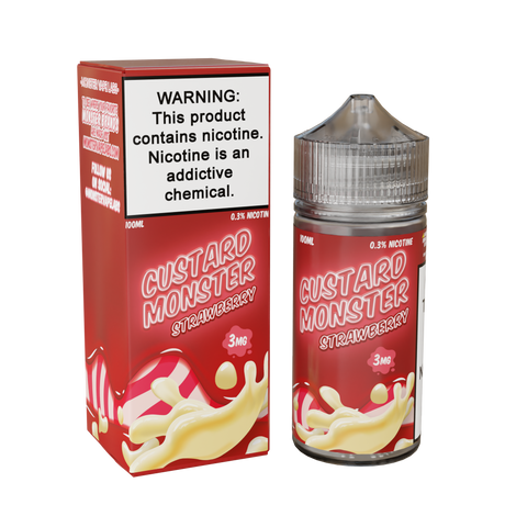 Creamy Vanilla Custard and Sweet Strawberry Blend by Custard Monster