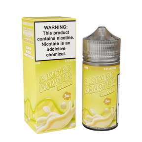 Dessert-Inspired Custard Monster Banana Vape Juice