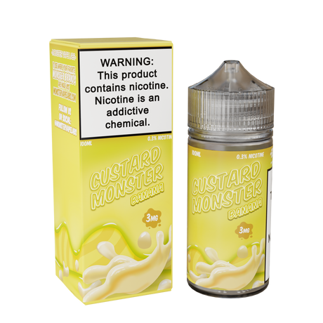 Dessert-Inspired Custard Monster Banana Vape Juice