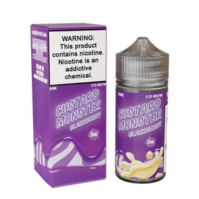 Custard Monster Blackberry E-Liquid 100mL Bottle