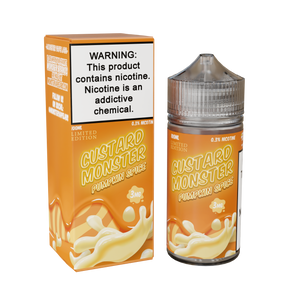 Custard Monster Pumpkin Spice E-Liquid 100mL Bottle