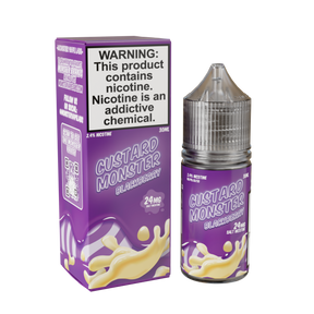 Custard Monster Salt – Blackberry 30ML Bottle – Blackberry Custard Nicotine Salt Vape Juice