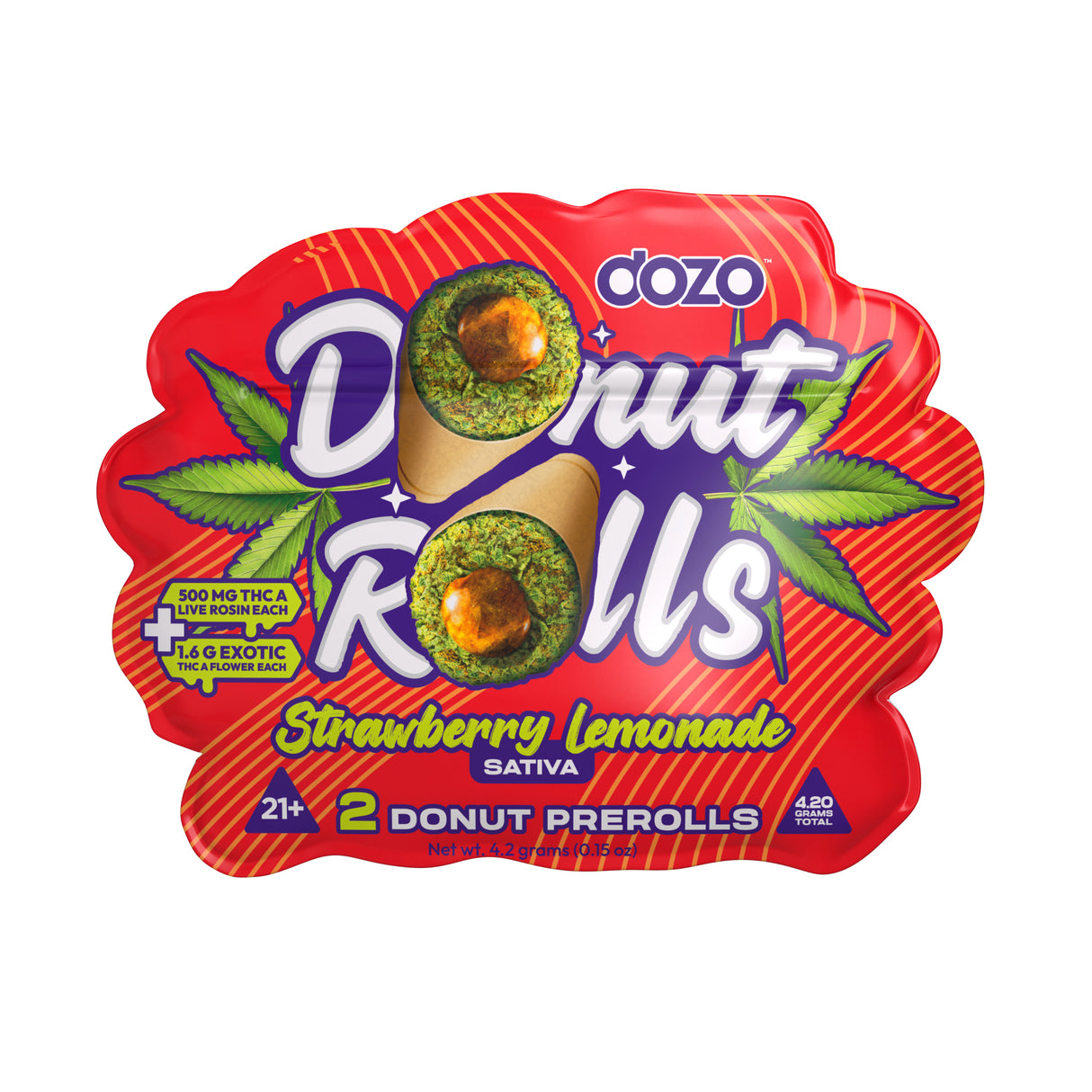 DOZO Donut Rolls 4.2g Pre Rolls - 2 Count