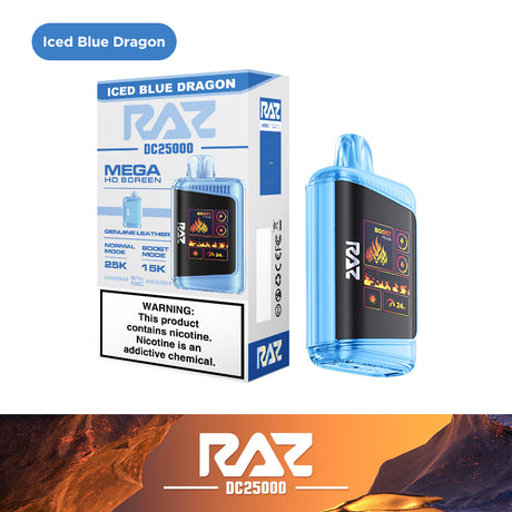 Raz DC25000 25K Puff Rechargeable Disposable Device – 25000 Puffs