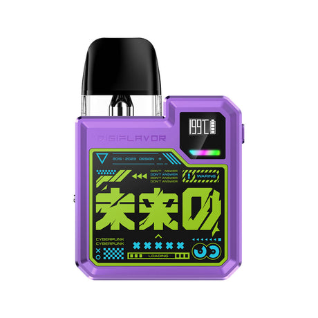 DIGIFLAVOR Digi-Q Pod System front view with HD OLED display.