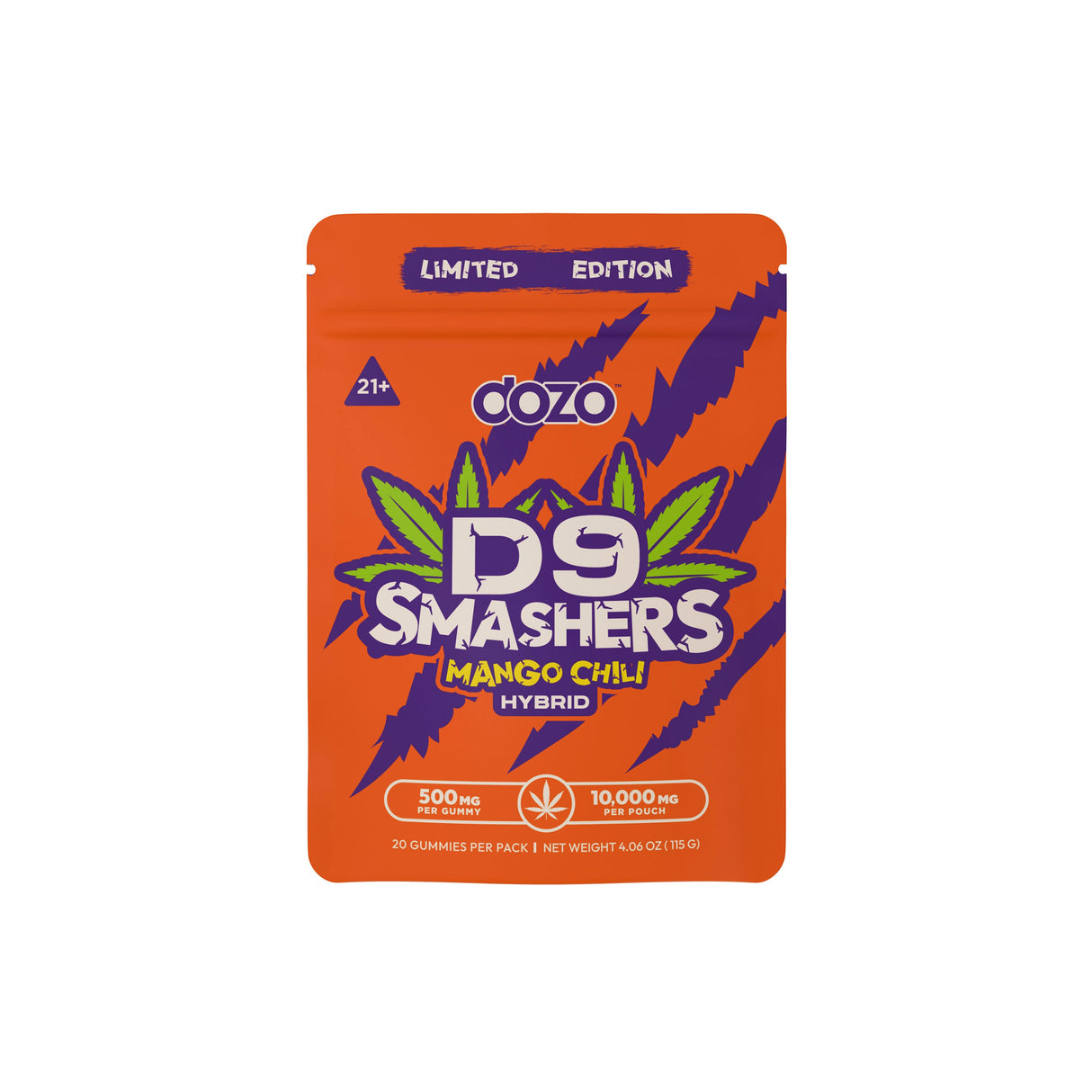 DOZO D9 Smashers Gummies 10,000MG - 20 Count