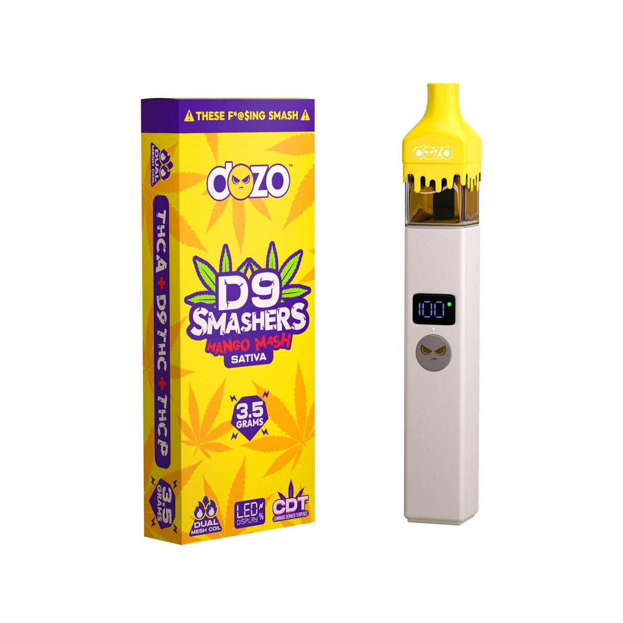 DOZO D9 Smashers THCA D9 THC THCP Disposable 3.5G