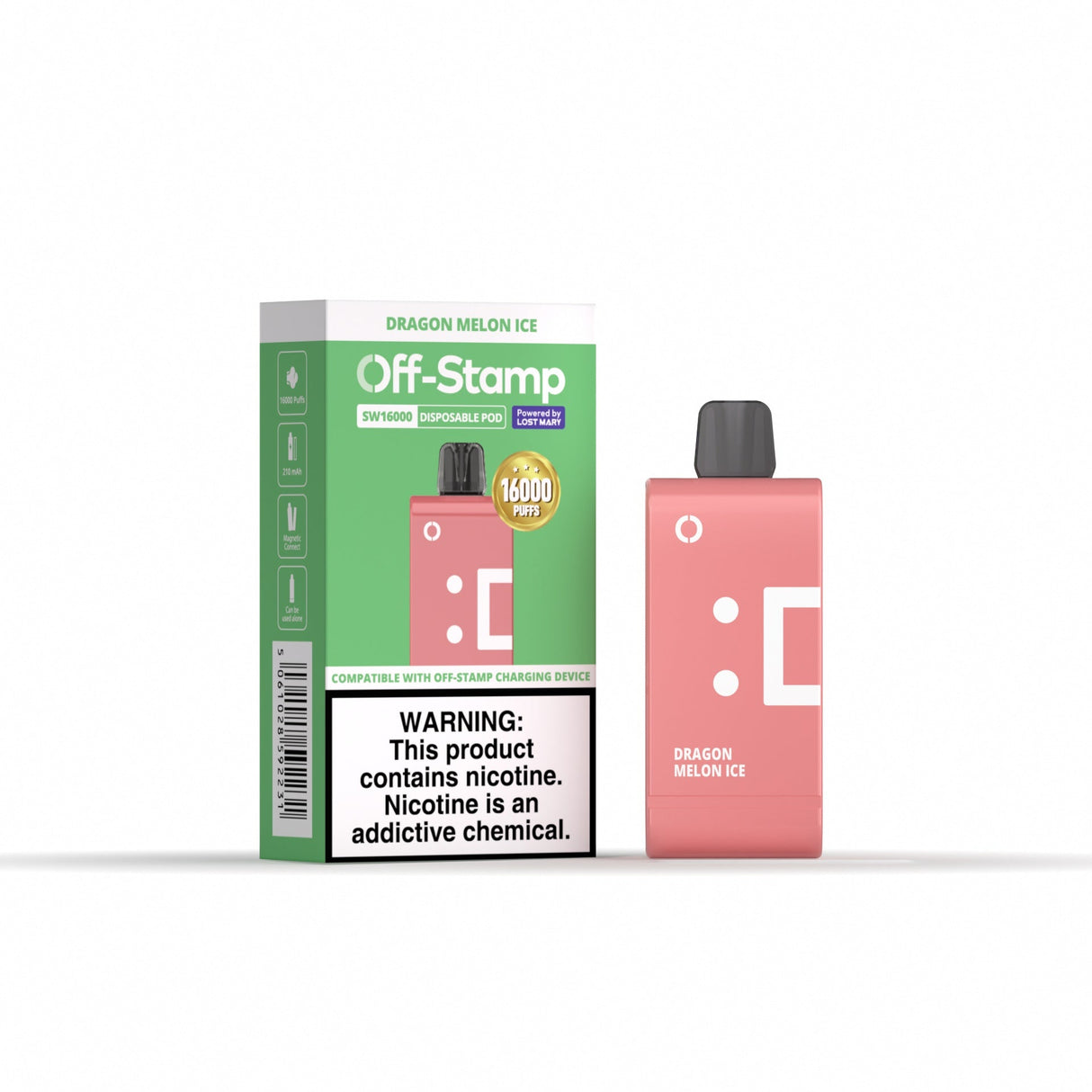 Off-Stamp SW16000 Disposable Pod Powered By LOST MARY – 16000 Puffs