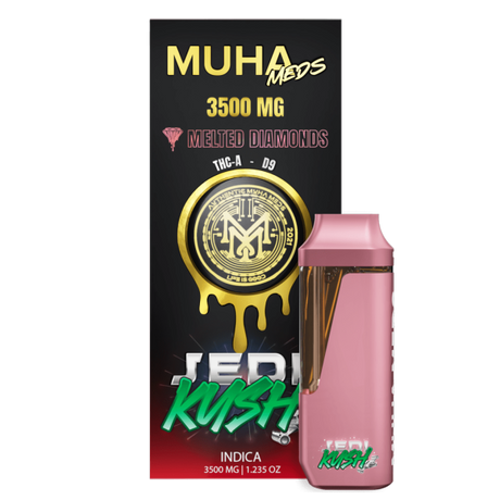 MUHA MEDS Melted Diamonds THC-A D9 3.5g Disposable