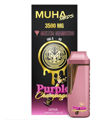 MUHA MEDS Melted Diamonds THC-A D9 3.5g Disposable