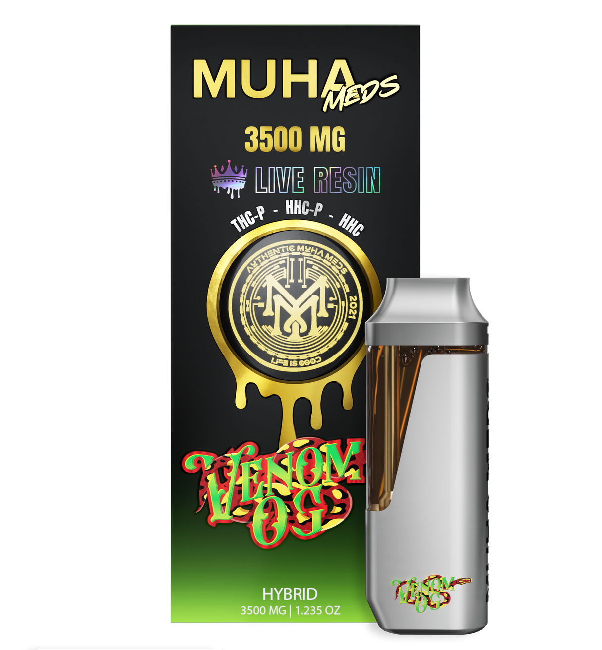 MUHA MEDS Live Resin 3.5g Disposable