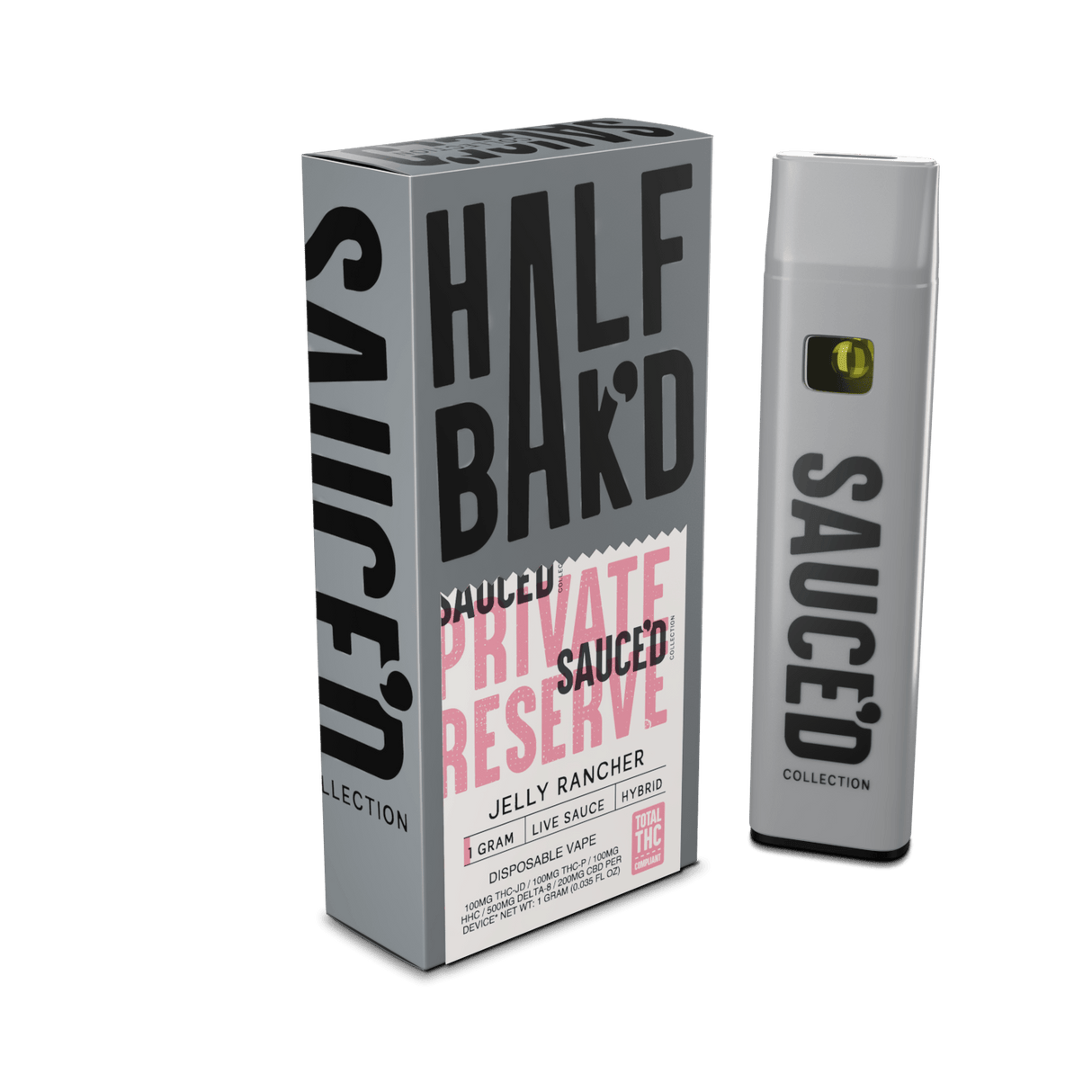 HALF BAK'D Sauce’d "Private Reserve" Blend - 1g Disposable