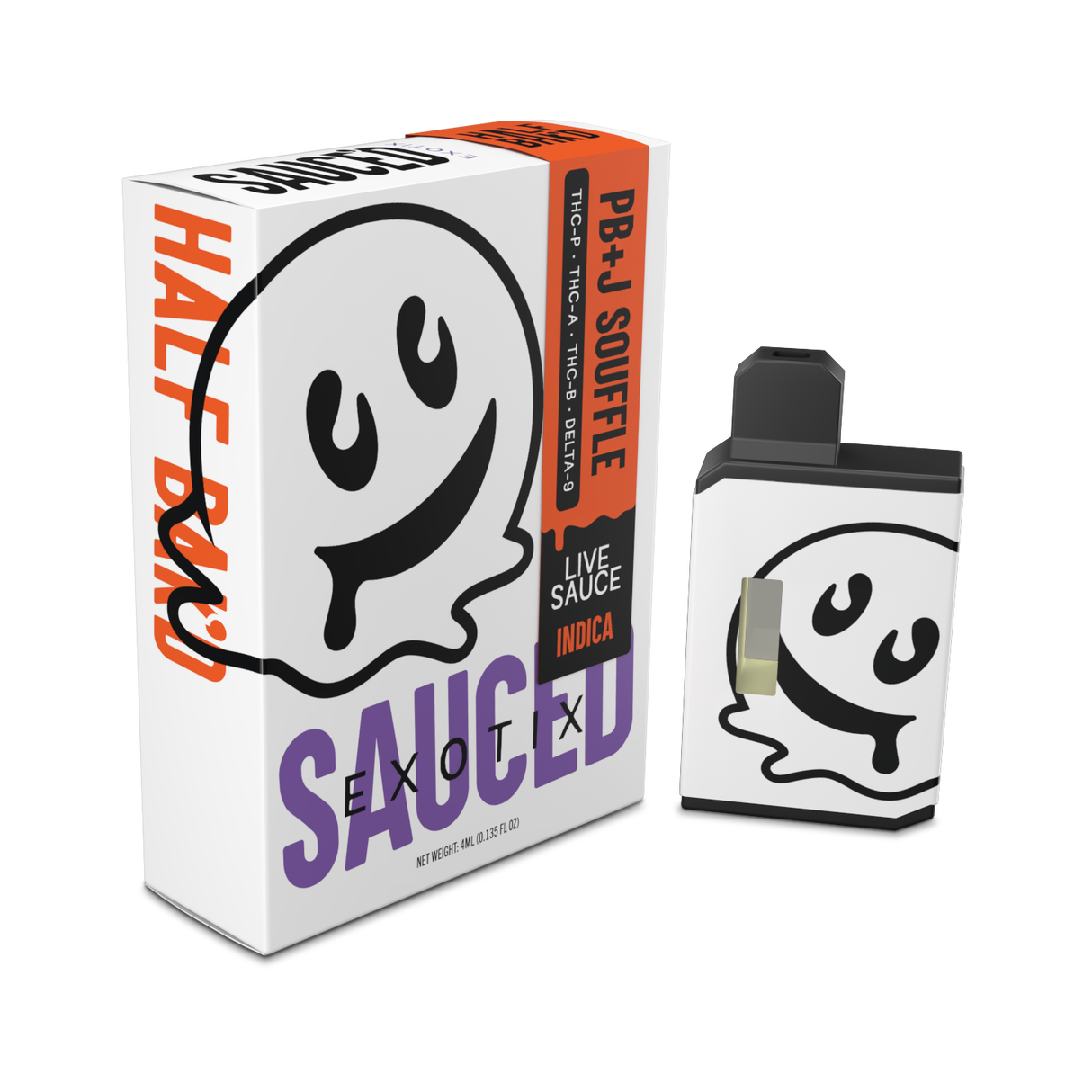 HALF BAK'D Live Sauce Exotic Collection - 4g Disposable