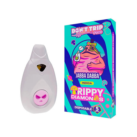 DOZO Trippy Diamonds 5g Disposable – Mushroom extract + THC-A Diamonds + live resin blend.