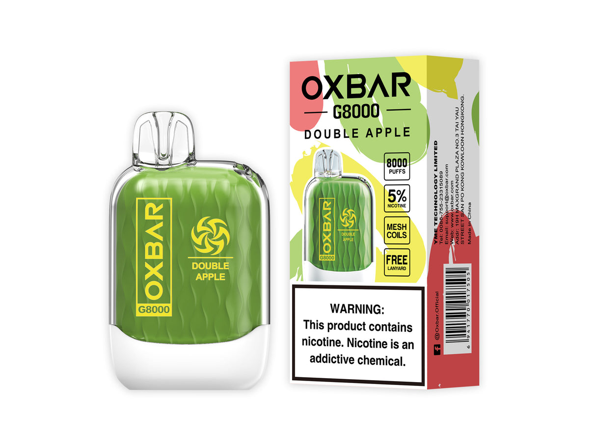 OXBAR G8000 Disposable Device - 8000 Puffs