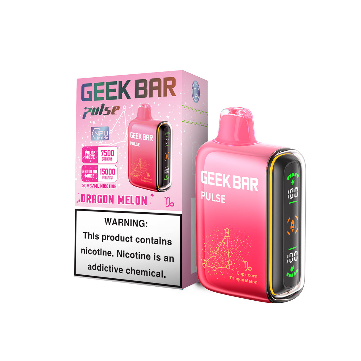 Geek Bar PULSE 15000 Rechargeable Disposable Device - 15000 Puffs