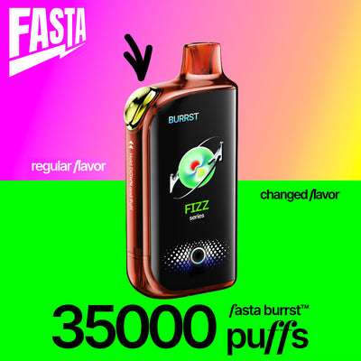 FASTA Burrst 35000 Puff Disposable with flavor-changing technology and dual tanks