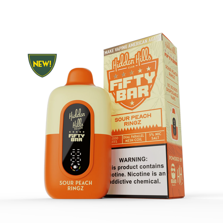Hidden Hills x FIFTY BAR 20K Puff Disposable Device - 20000 Puffs