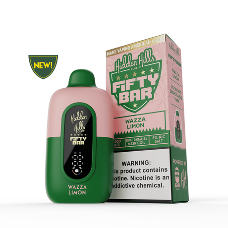 Hidden Hills x FIFTY BAR 20K Puff Disposable Device - 20000 Puffs