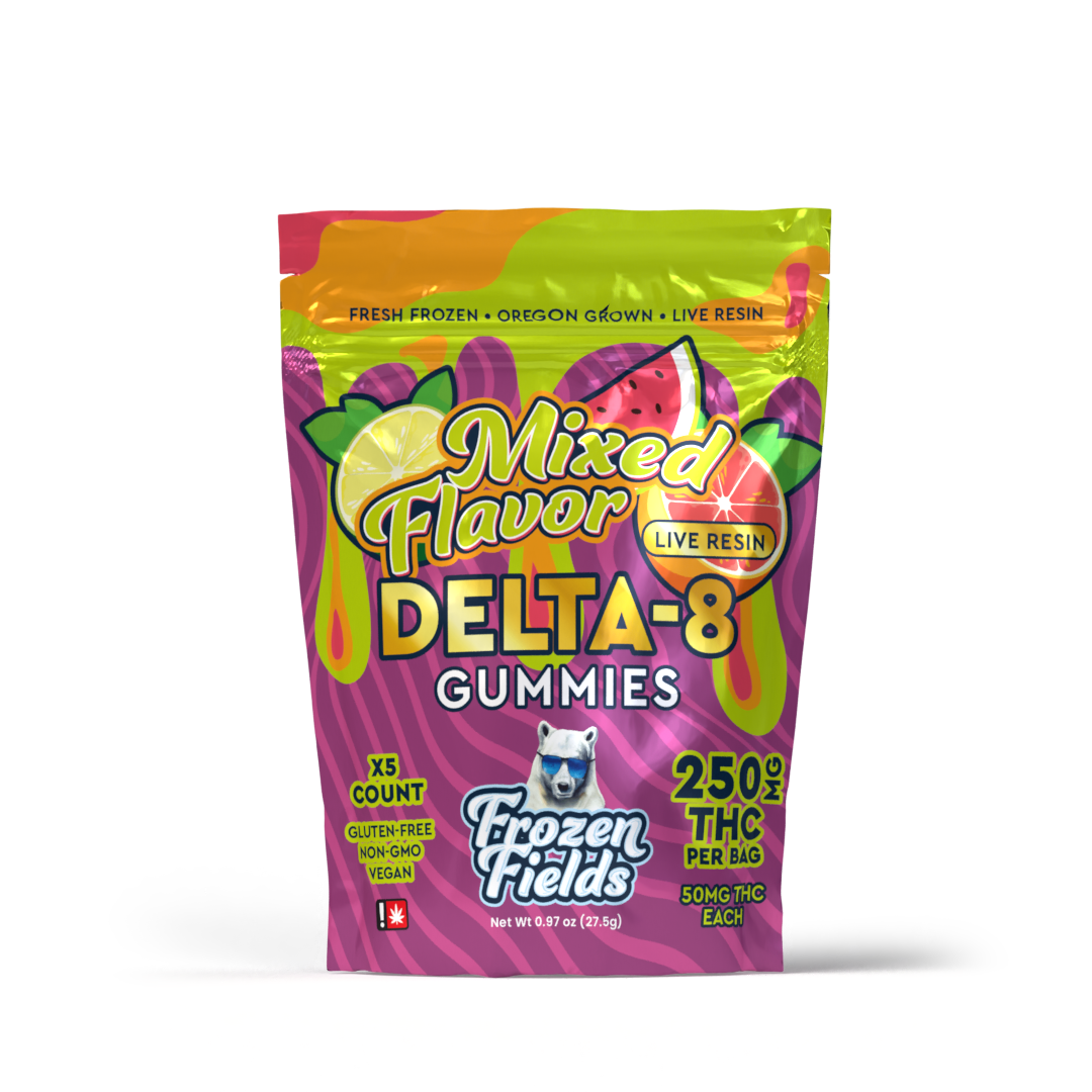 Frozen Fields DELTA 8 THC Gummies Mix Flavor - 500MG