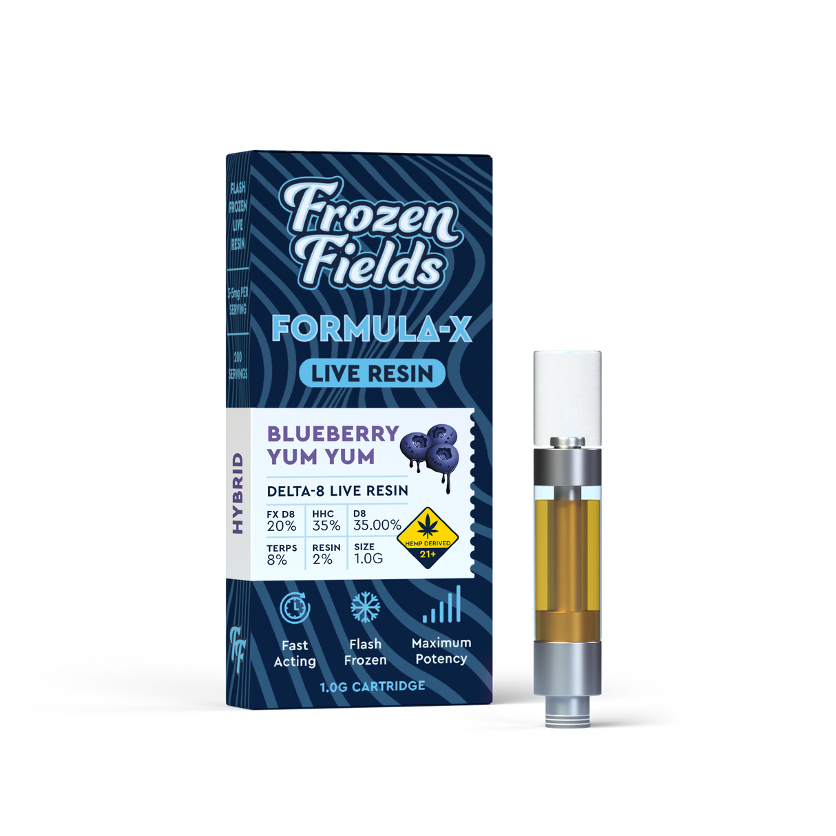 Frozen Fields Formula-X DELTA 8 Live Resin - 1g Cartridge