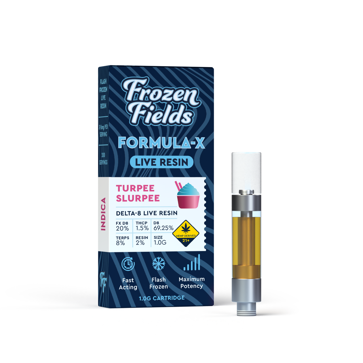 Frozen Fields Formula-X DELTA 8 Live Resin - 1g Cartridge