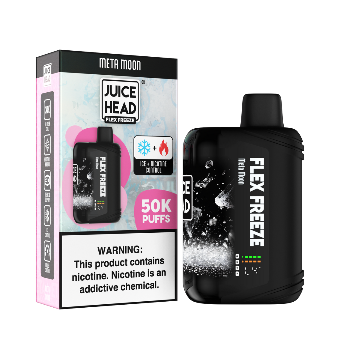 JUICE HEAD “FLEX FREEZE” 50K Puff Disposable - 50,000 Puffs