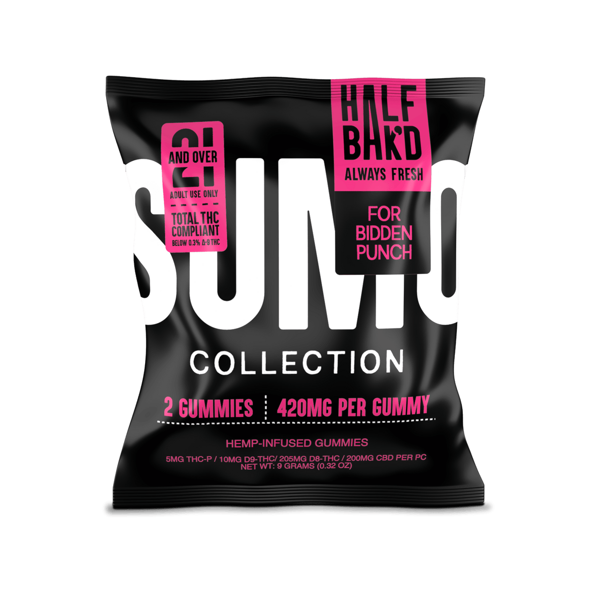 Half Bak’d Sumo Gummies 420MG - 2 Count