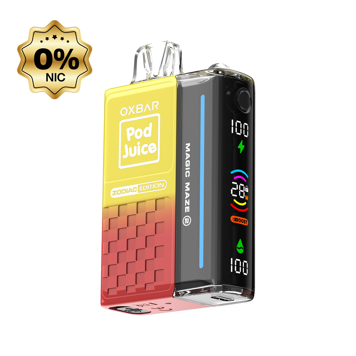 Oxbar x Pod Juice Magic Maze 2.0 30K ZERO Nicotine Disposable Device - 30,000 Puffs