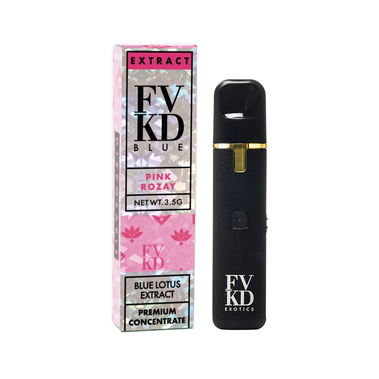 FVKD Exotics Blue Lotus 3.5g Disposable Device