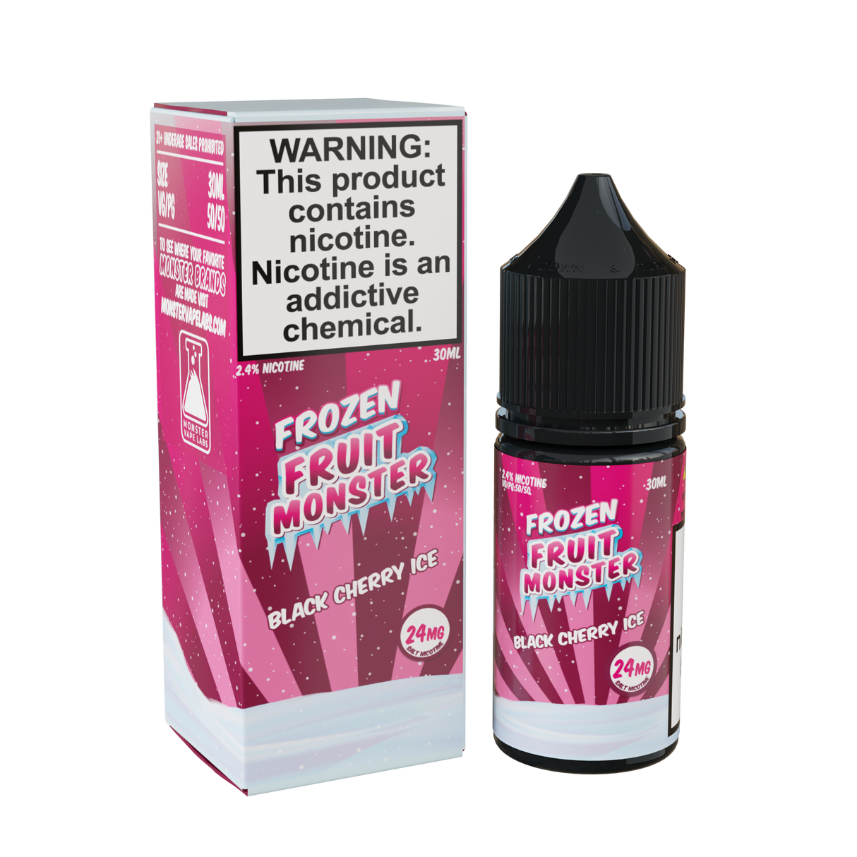 Frozen Fruit Monster Black Cherry Ice 30ML – Icy Black Cherry Nic Salt E-Liquid