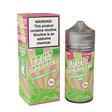 Fruit Monster Strawberry Lime E-Liquid featuring ripe strawberries and zesty lime in a 100mL unicorn bottle.