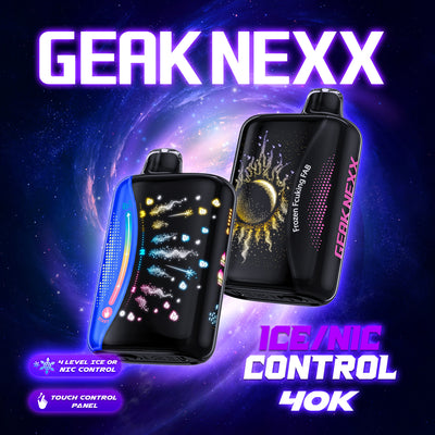 GEAK NEXX 40K Puff Disposable Device – Sliding Touch Adjustable Control
