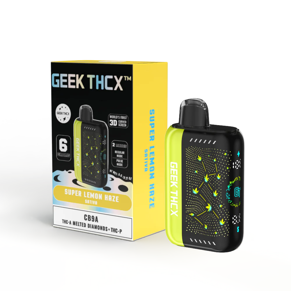 GEEK THCX Pulse X CB9A + THCA Melted Diamond + THCP - 6g Disposable