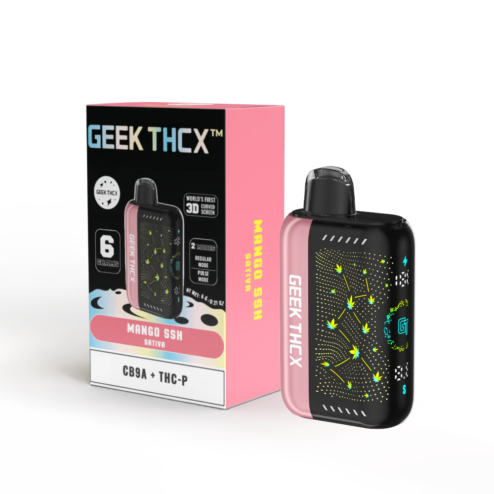 GEEK THCX Pulse X CB9A + THC-P | 6G Disposable Vape Next-Gen Vaping Experience VapoRider GEEK THCX Pulse X CB9A + THC-P | 6G Disposable Vape Next-Gen Vaping Experience VapoRider