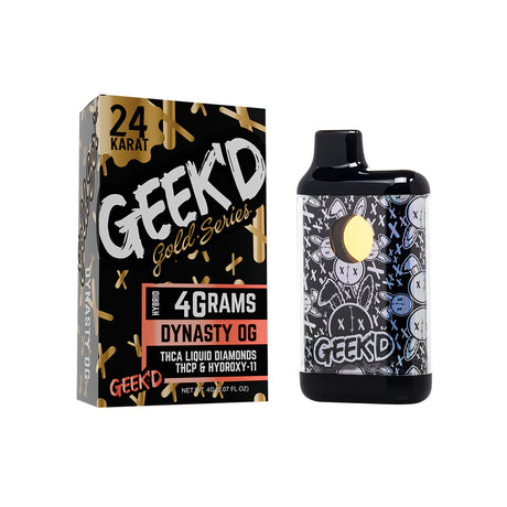GEEK'D 24k Gold Series 4g Disposable