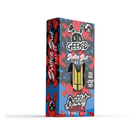 GEEK'D Dabbit THCA + 20X THCP Cartridge 0.5 Gram