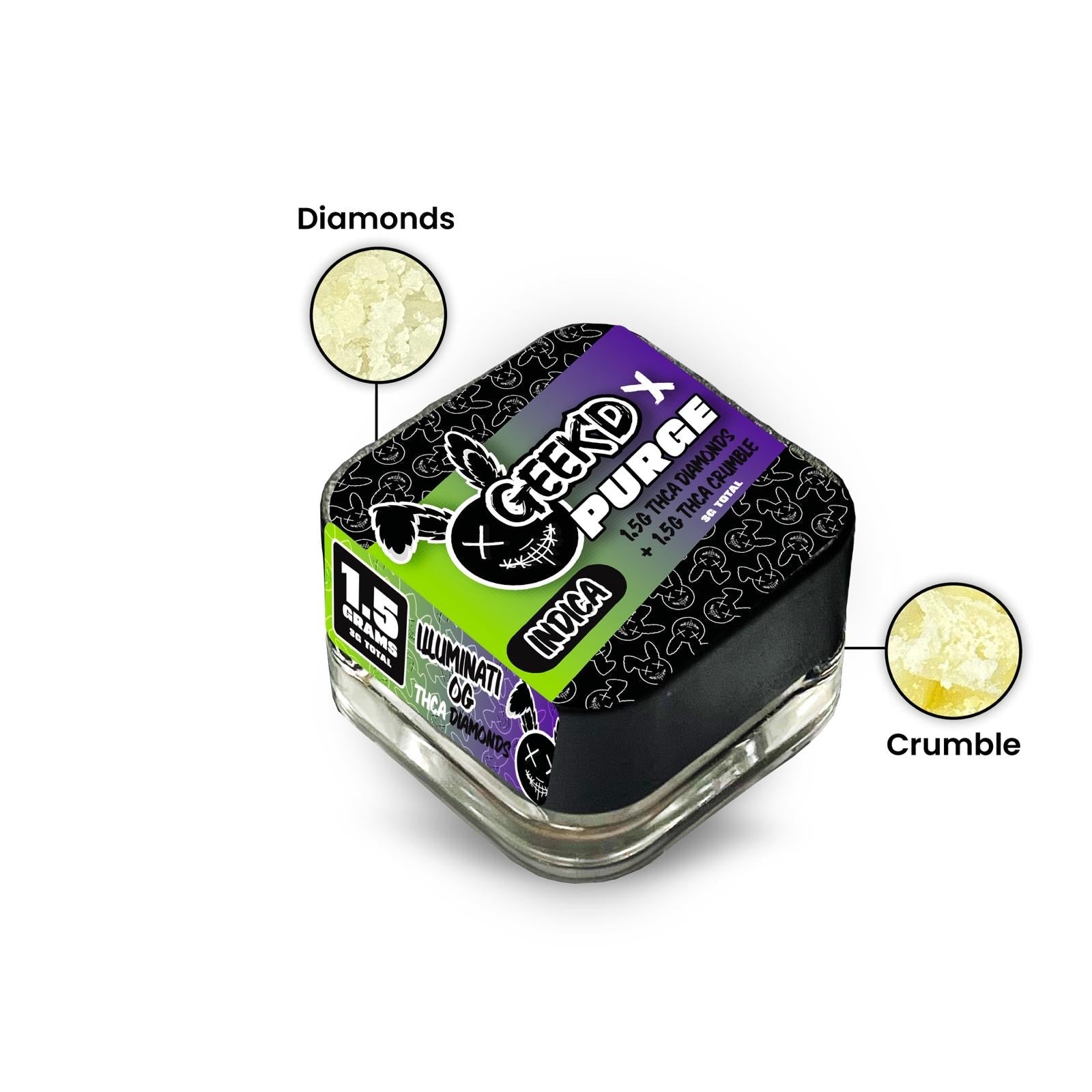 THCA Diamond ３Ｇ THCA + THC-P Diamond Heights 3 Gram For Sale - Delta Extrax