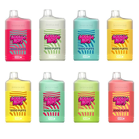Bodega Bar 8000 Puffs 17mL 50mg Disposable Group Photo