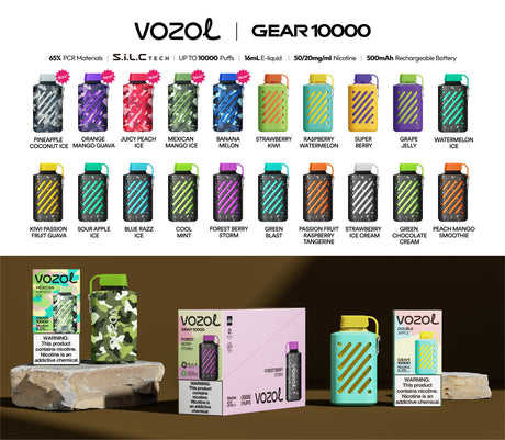 VOZOL Gear 10000 Puffs Disposable Device -10000 Puffs