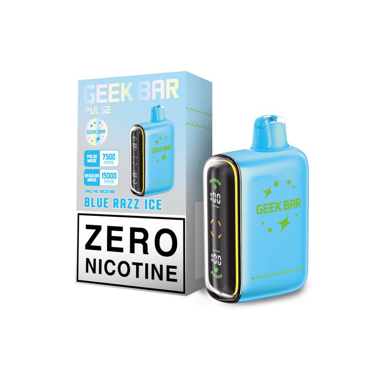 Geek Bar Pulse 15K ZERO NICOTINE Disposable Device – 15000 Puffs