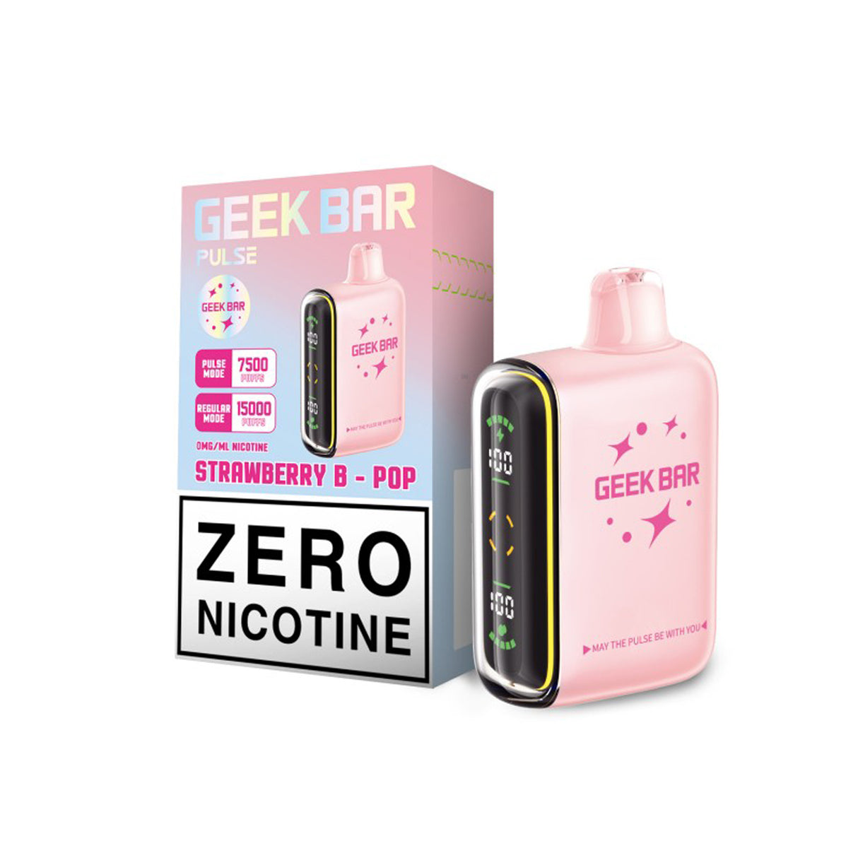 Geek Bar Pulse 15000 ZERO NICOTINE Disposable – 15000 Puffs