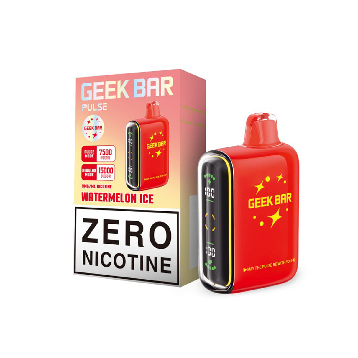 Geek Bar Pulse 15K ZERO NICOTINE Disposable Device – 15000 Puffs