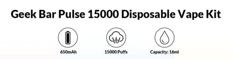 Geek Bar Pulse 15K Disposable Device - 15000 Puffs
