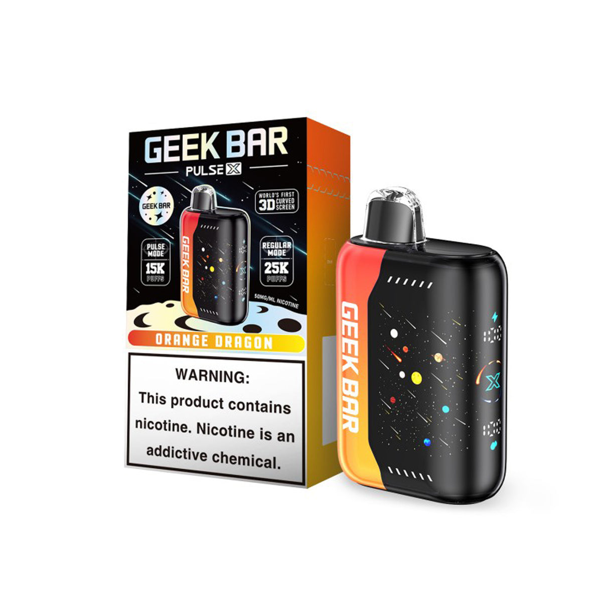 Geek Bar Pulse X 25K Puff "METEOR EDITION" Rechargeable Disposable Device – 25000 Puffs